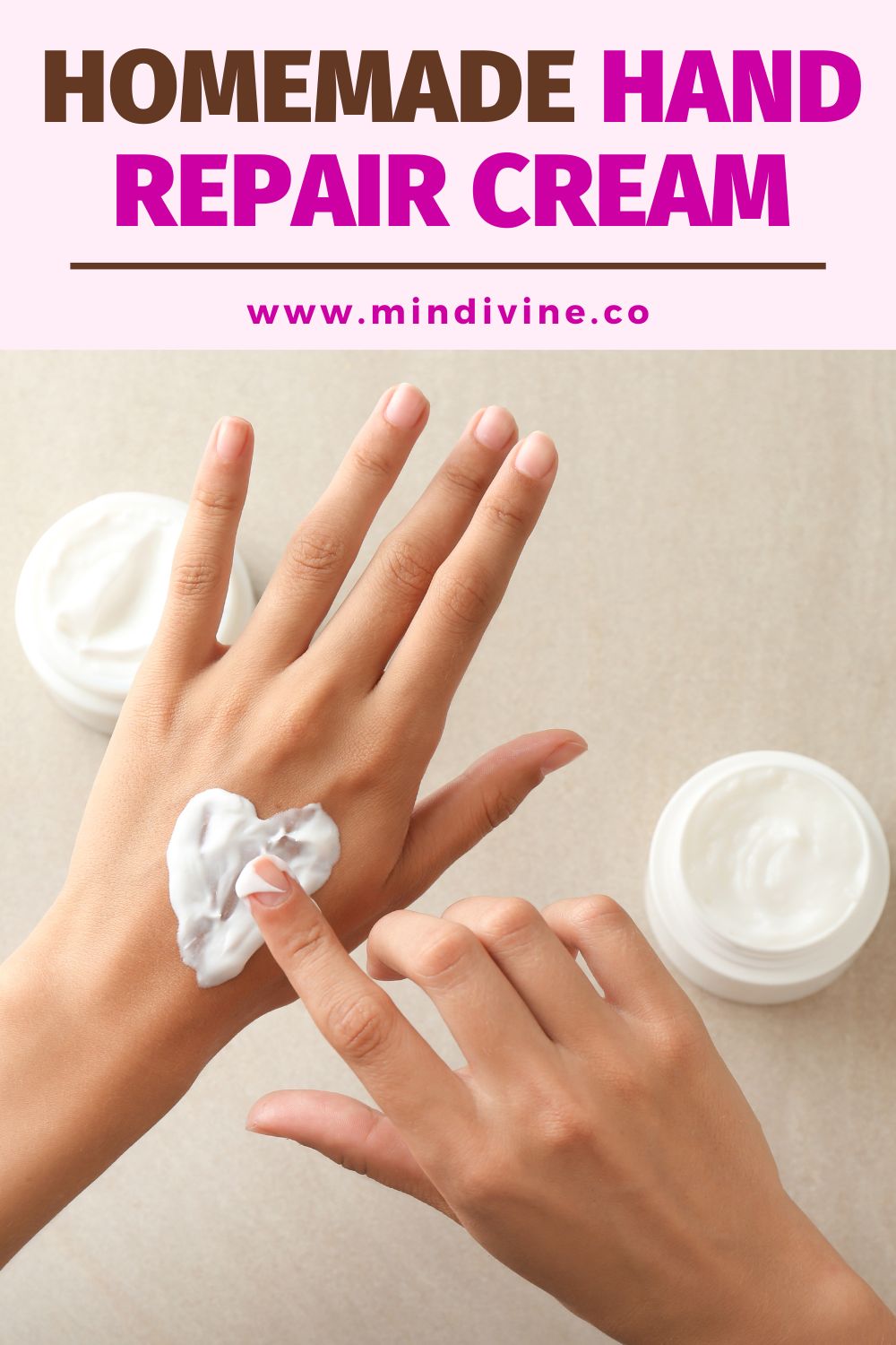 Try this homemade hand repair cream.