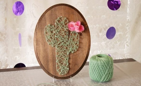 Cactus String Art
