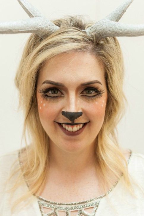 Cute Deer Makeup.