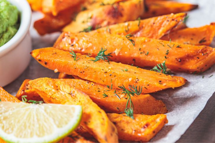 The nutritious of sweet potato fries.