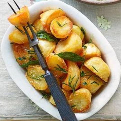 Vegan Roast Potatoes.