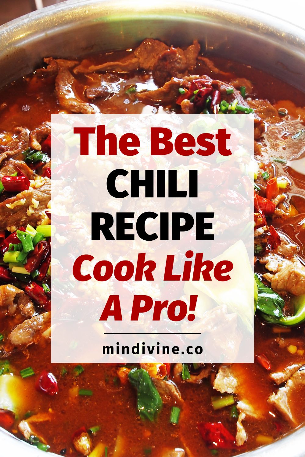 Dish with the best chili recipe.