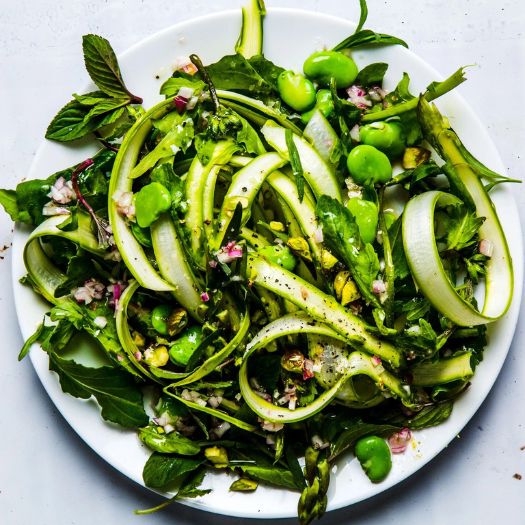 Fava Bean and Asparagus Salad