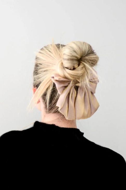 Twisted Bun with Bow
