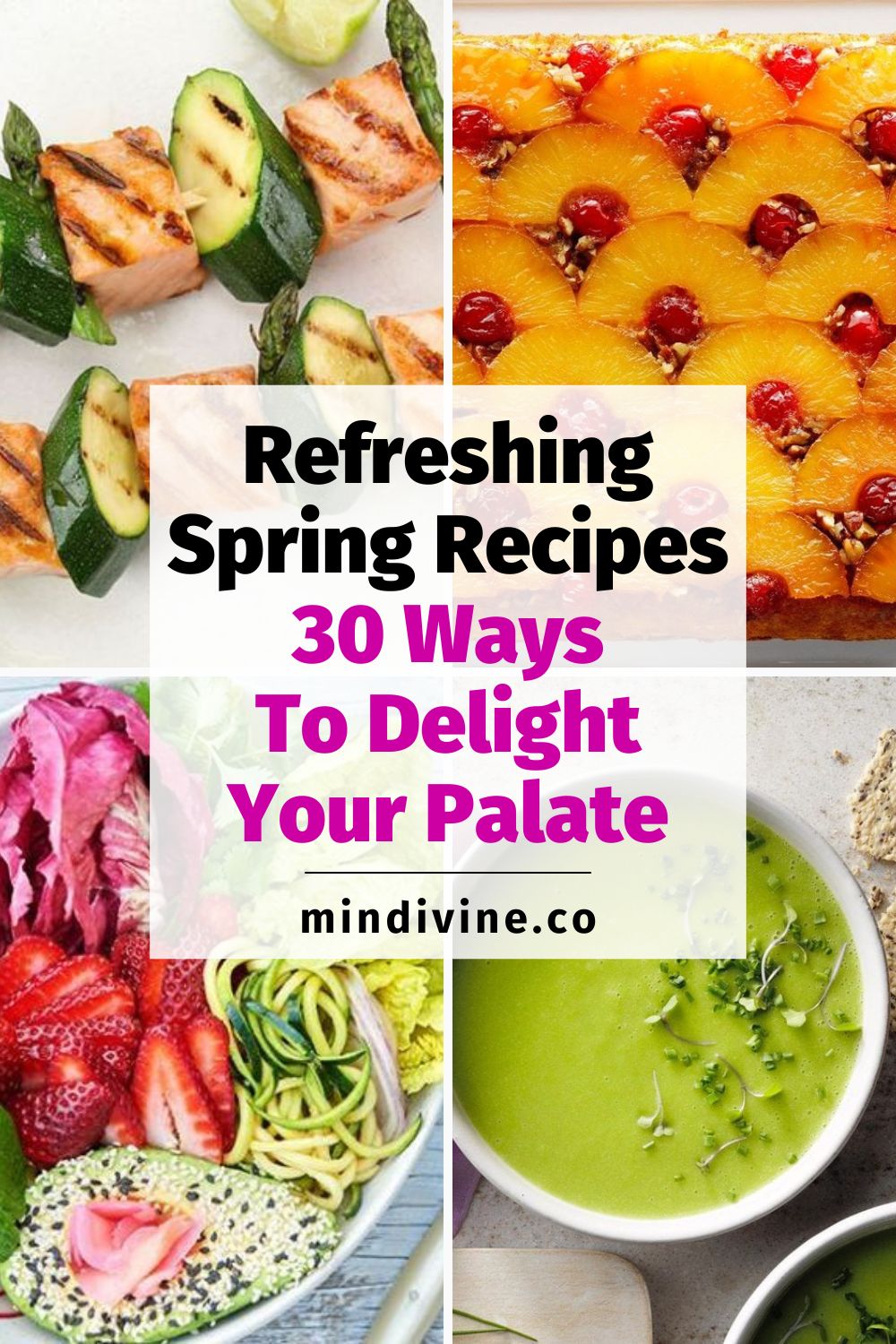 refreshing spring recipes PIN