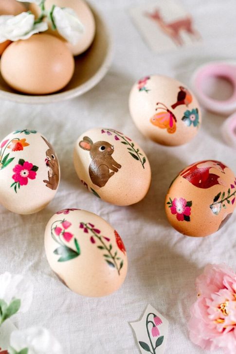 Woodland Easter Eggs