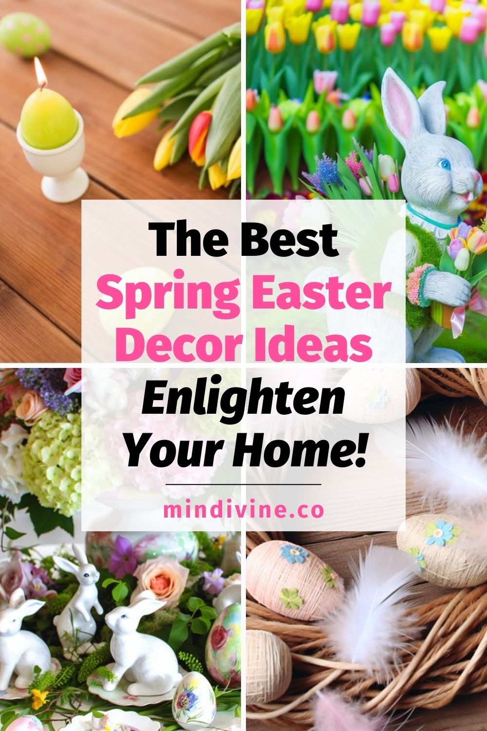 4 gorgeous spring Easter decor ideas