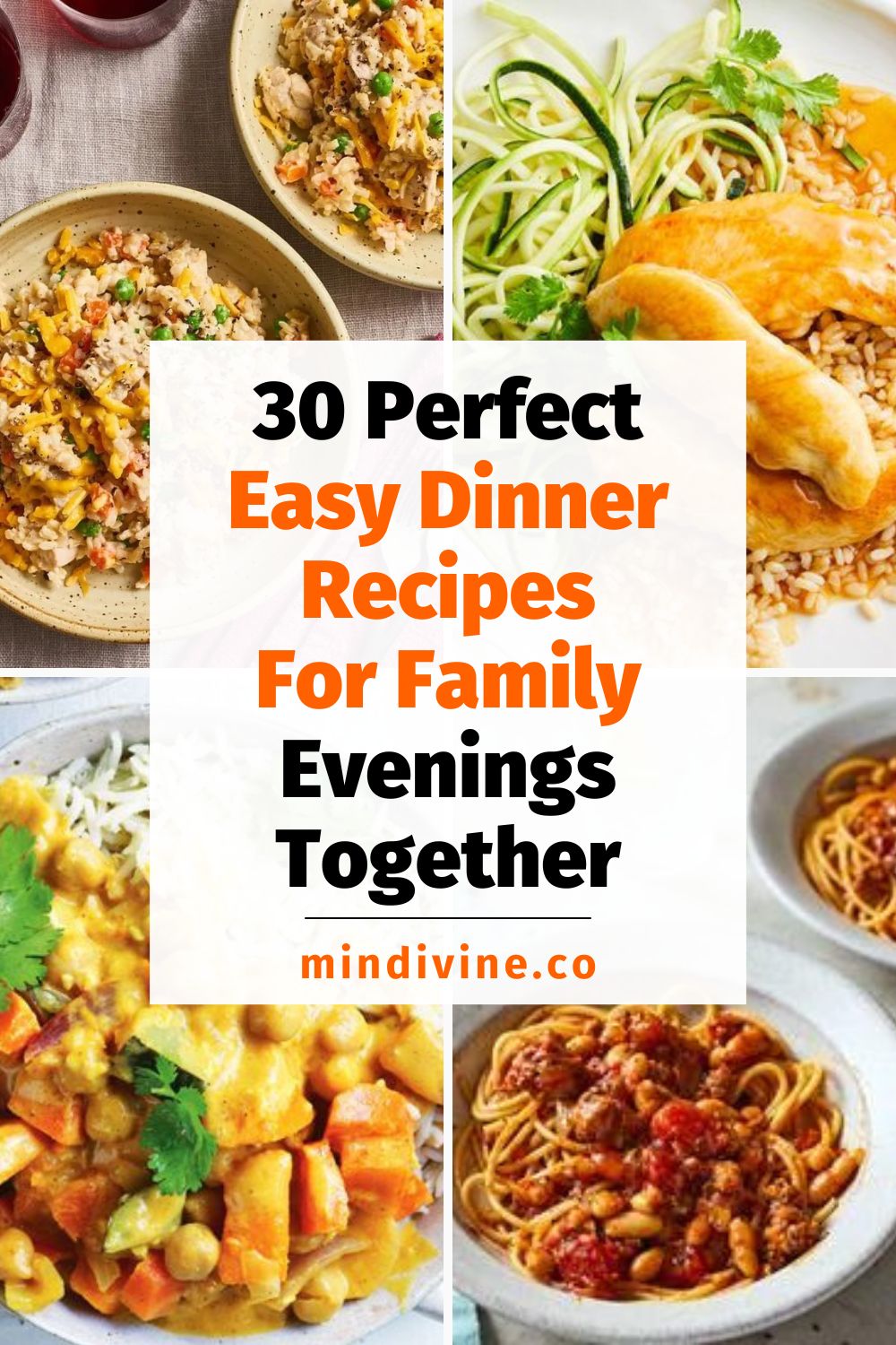 4 easy dinner recipes for family