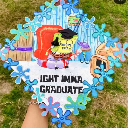 SpongeBob Graduation Cap